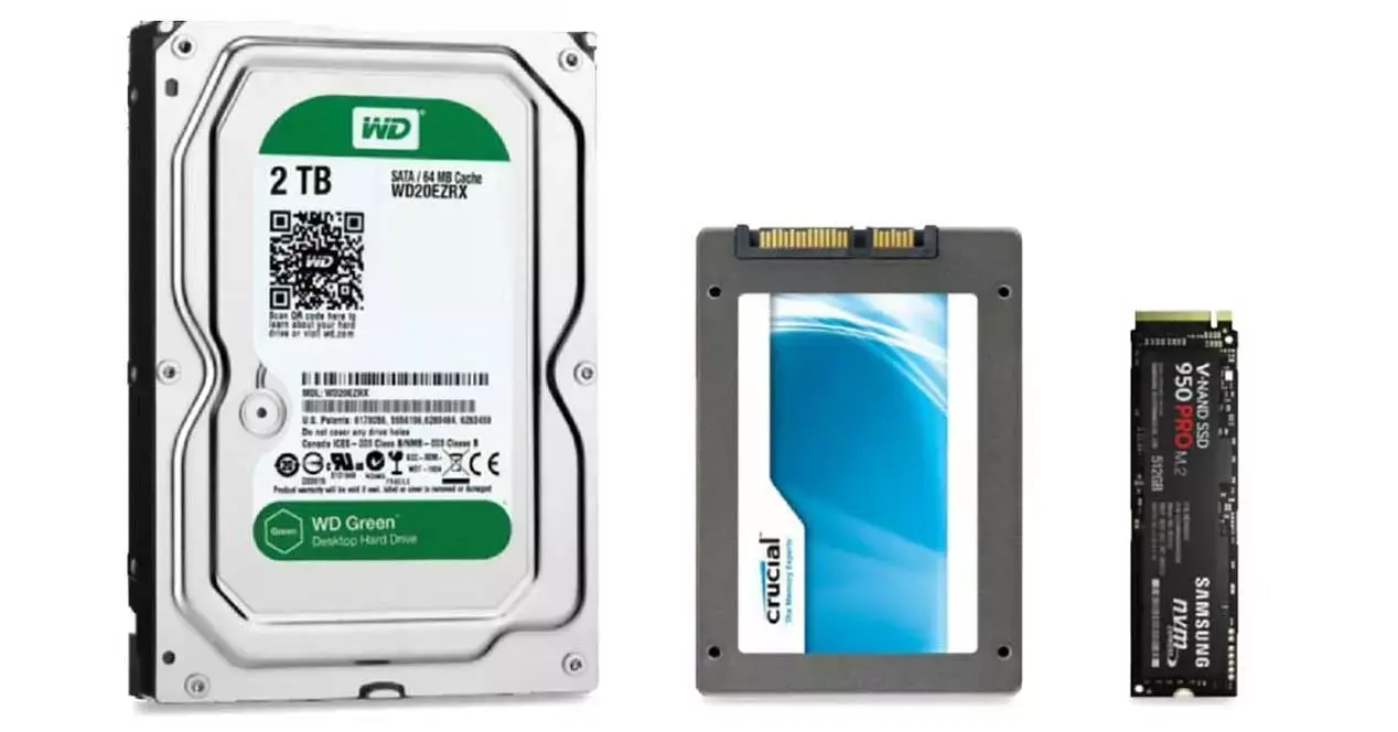 Almacenamiento ssd hdd m2